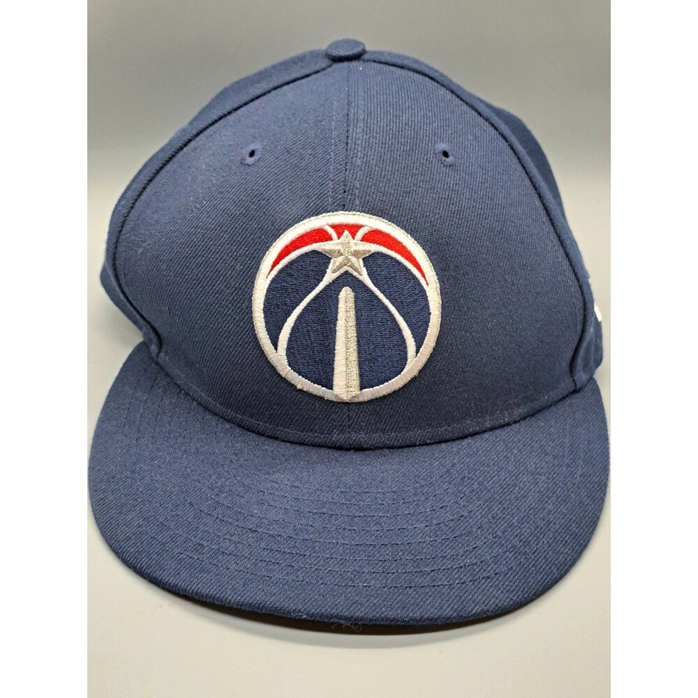 Washington Wizards New Era NBA Snapback Hat Navy Blue Flat Brim Basketball Cap